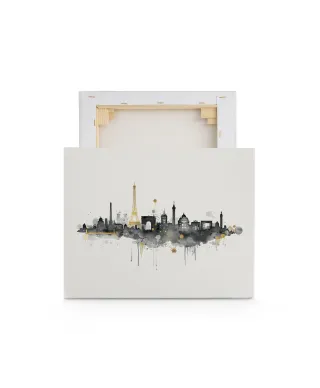 Paris Skyline - obraz na płótnie