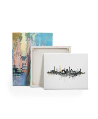 Paris Skyline - obraz na płótnie