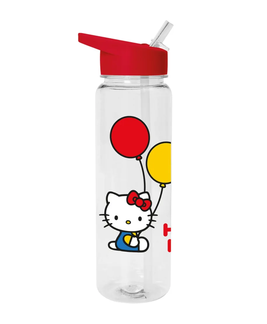 Hello Kitty Balloons - bidon na wodę ze słomką