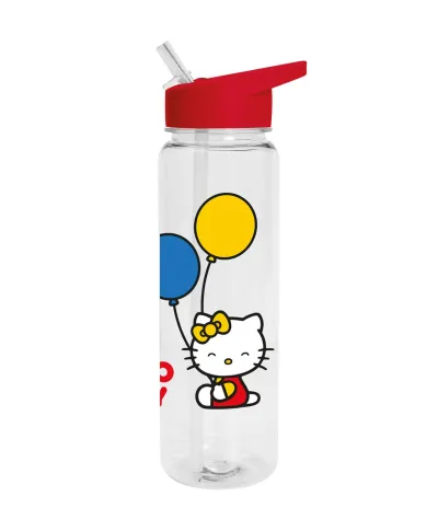 Hello Kitty Balloons - bidon na wodę ze słomką