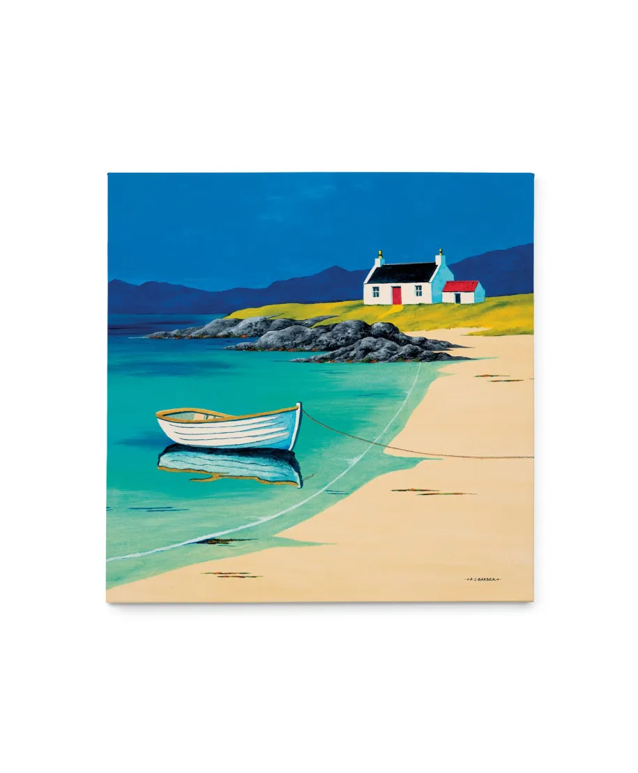 Hebridean Fisherman's Cottage - obraz na płótnie