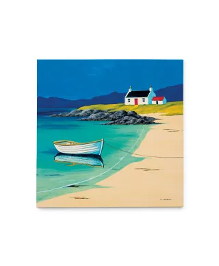 Hebridean Fisherman's Cottage - obraz na płótnie