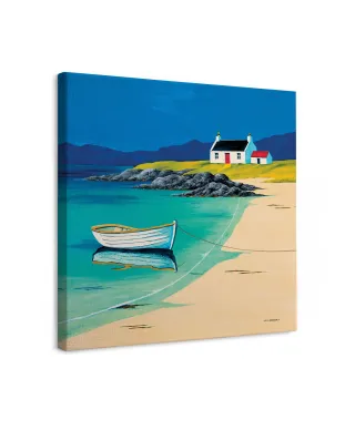 Hebridean Fisherman's Cottage - obraz na płótnie