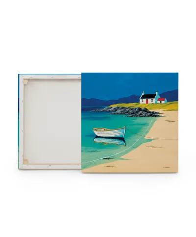 Hebridean Fisherman's Cottage - obraz na płótnie