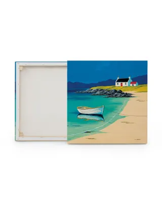 Hebridean Fisherman's Cottage - obraz na płótnie