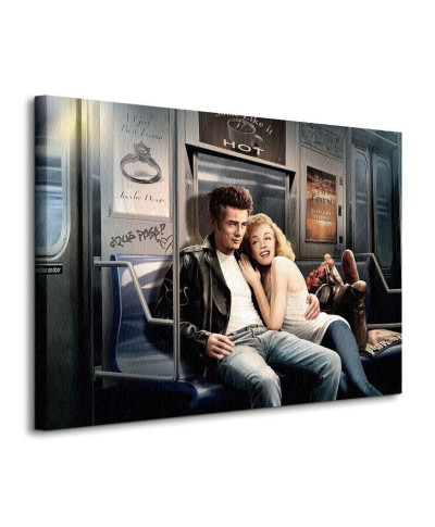 Obraz do salonu - Subway Ride - 80x60cm