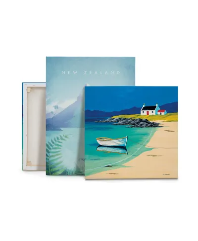 Hebridean Fisherman's Cottage - obraz na płótnie