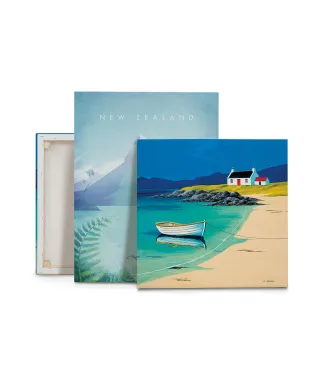 Hebridean Fisherman's Cottage - obraz na płótnie