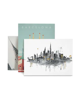 Dubai Skyline - obraz na płótnie