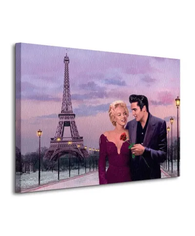 Obraz do salonu - Paris Sunset - 80x60cm