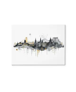 Edinburgh Skyline - obraz na płótnie