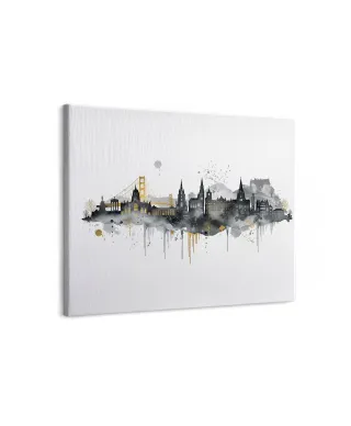 Edinburgh Skyline - obraz na płótnie