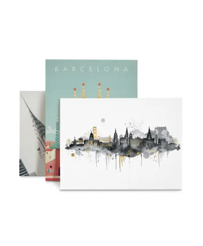 Edinburgh Skyline - obraz na płótnie