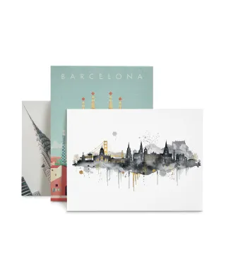 Edinburgh Skyline - obraz na płótnie