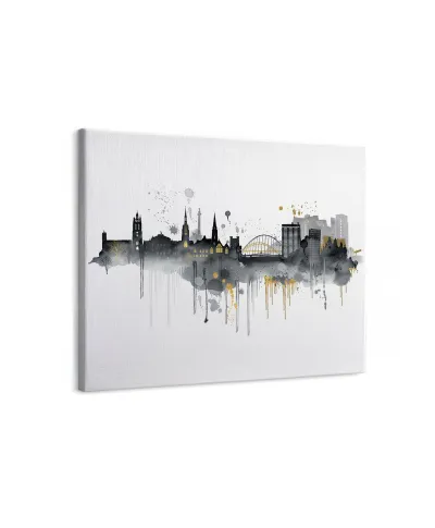 Newcastle Skyline - obraz na płótnie
