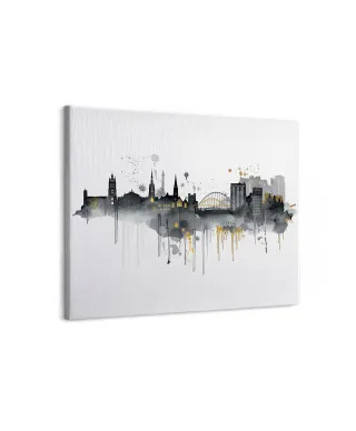 Newcastle Skyline - obraz na płótnie