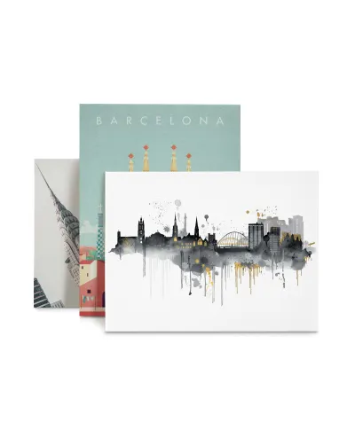 Newcastle Skyline - obraz na płótnie