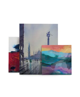 Venice After Rain - obraz na płótnie