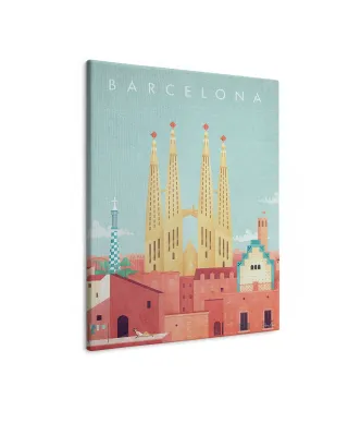 Barcelona - obraz na płótnie