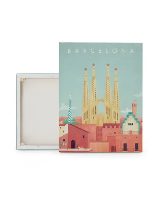 Barcelona - obraz na płótnie