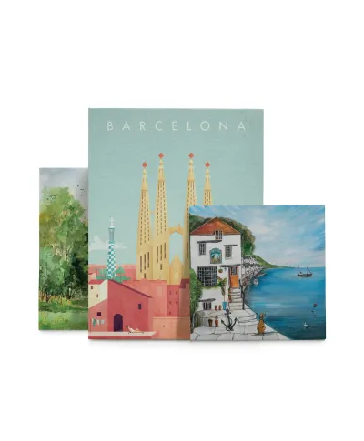 Barcelona - obraz na płótnie