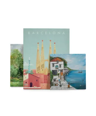 Barcelona - obraz na płótnie