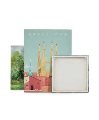 Barcelona - obraz na płótnie