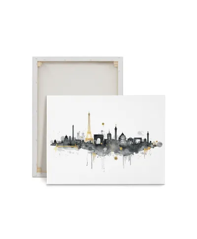 Paris Skyline - obraz na płótnie