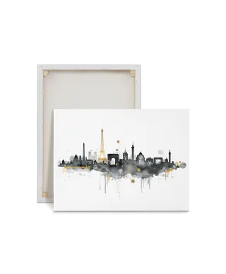 Paris Skyline - obraz na płótnie