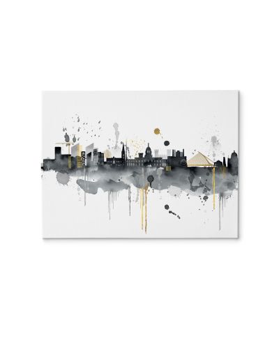 Dublin Skyline - obraz na płótnie