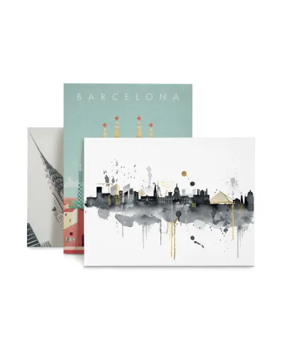 Dublin Skyline - obraz na płótnie