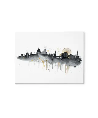 Belfast Skyline - obraz na płótnie