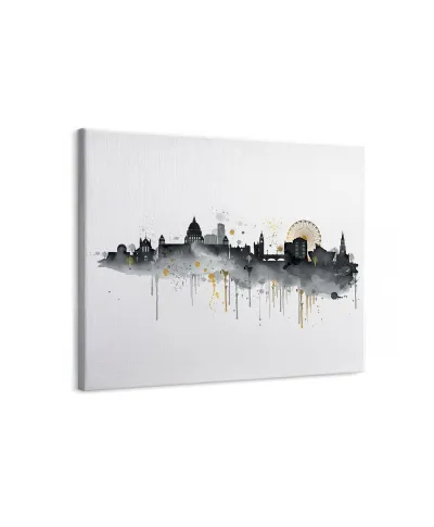 Belfast Skyline - obraz na płótnie