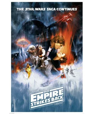 Star Wars Gwiezdne Wojny - Imperium kontratakuje - plakat