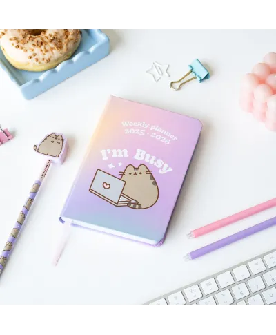 Pusheen - kalendarz szkolny A6 2025/2026