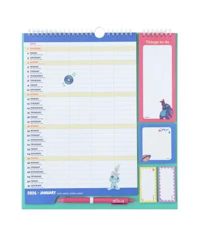 Disney Stitch - planer ścienny 2025/2026