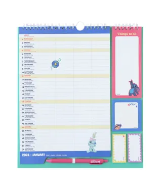 Disney Stitch - planer ścienny 2025/2026