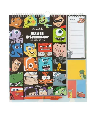 Disney Pixar Bohaterowie - planer ścienny 2025/2026
