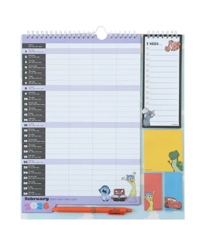 Disney Pixar Bohaterowie - planer ścienny 2025/2026