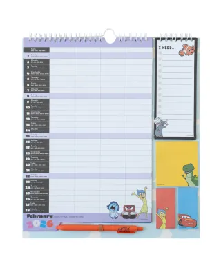 Disney Pixar Bohaterowie - planer ścienny 2025/2026