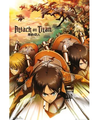Attack On Titan Atak - plakat