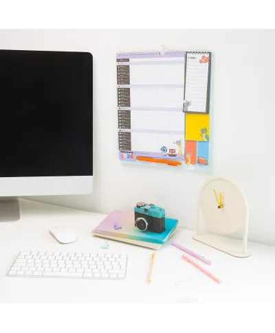 Disney Pixar Bohaterowie - planer ścienny 2025/2026