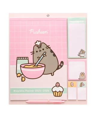 Pusheen - planer ścienny 2025/2026 na magnes