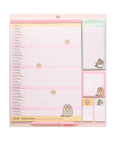 Pusheen - planer ścienny 2025/2026 na magnes