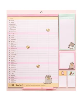 Pusheen - planer ścienny 2025/2026 na magnes
