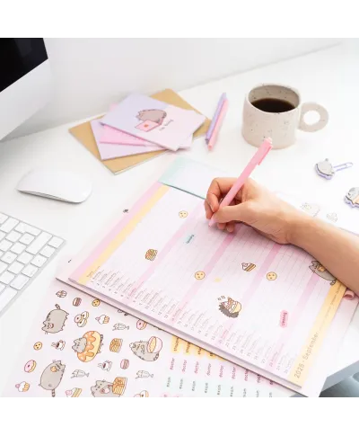 Pusheen - planer ścienny 2025/2026 na magnes