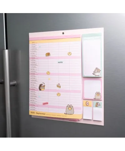 Pusheen - planer ścienny 2025/2026 na magnes
