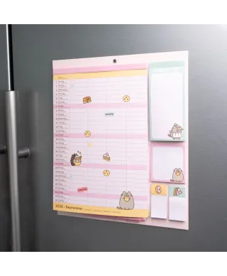 Pusheen - planer ścienny 2025/2026 na magnes