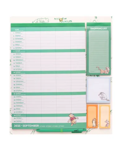 Kubuś Puchatek - planer ścienny 2025/2026 na magnes