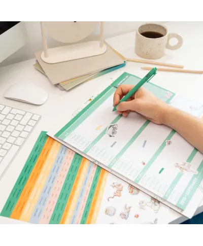 Kubuś Puchatek - planer ścienny 2025/2026 na magnes